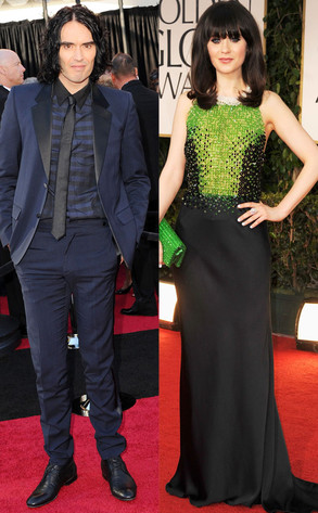 Russell Brand, Zooey Deschanel Russell Brand, Zooey Deschanel